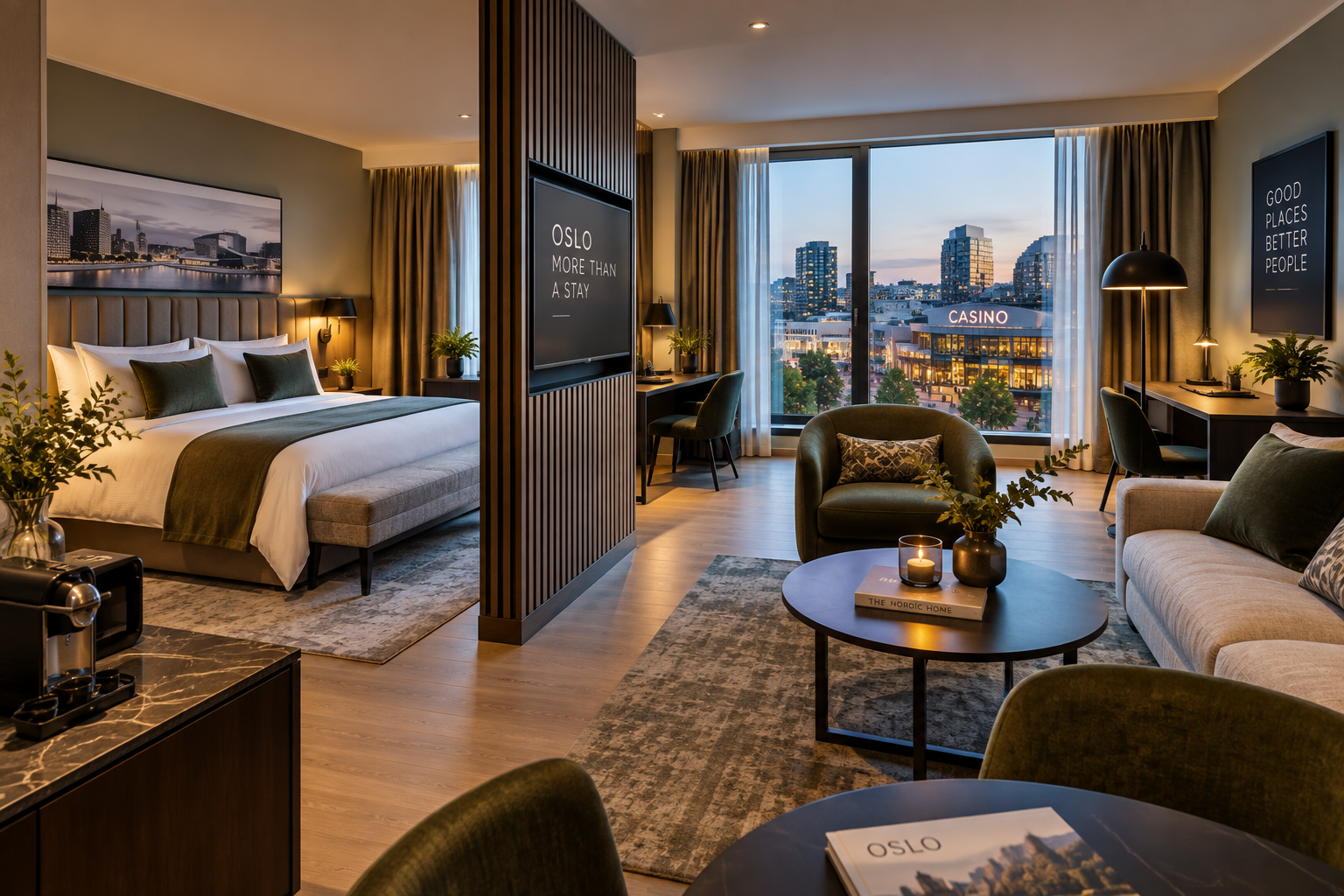 Detalj fra hotellinteriøret