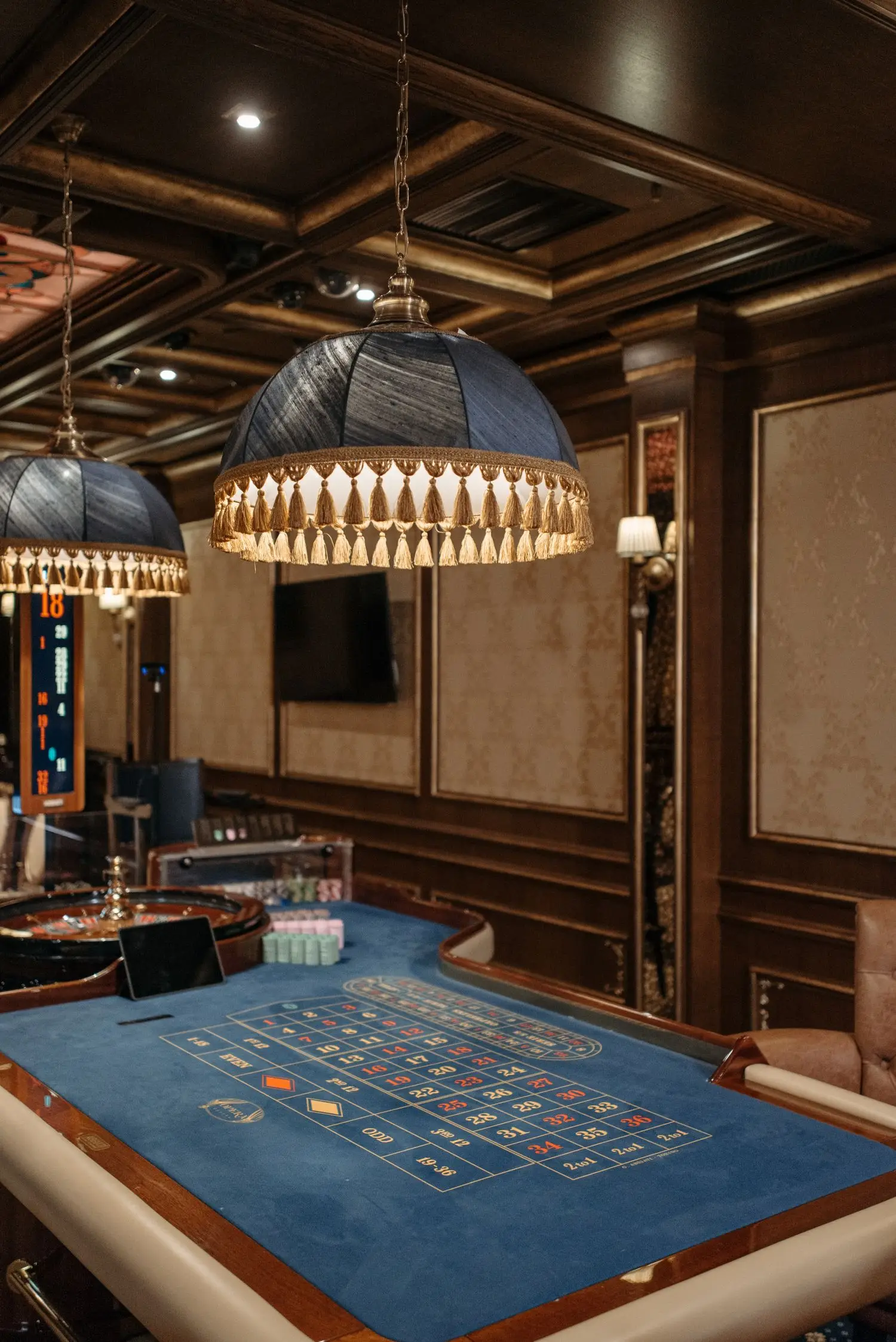 Stemningsfullt casinoområde